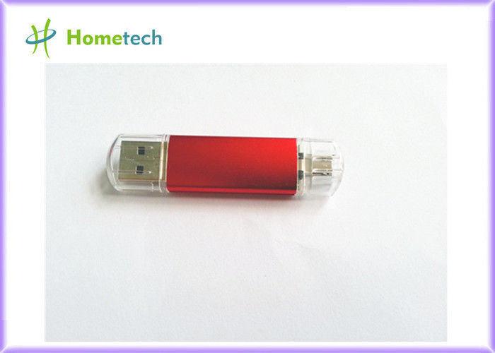 Красный привод ручки Usb 2,0 привода OTG 4GB вспышки USB Smartphone прямоугольника