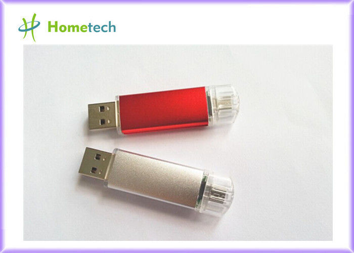 Красный привод ручки Usb 2,0 привода OTG 4GB вспышки USB Smartphone прямоугольника