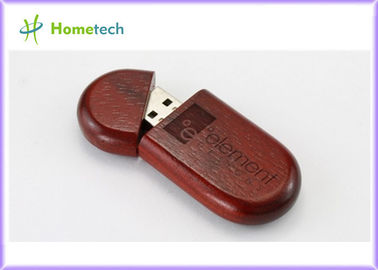 Овальный деревянный привод вспышки USB раковины