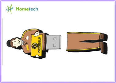 1GB - 64GB охлаждают напечатанные ручки приводов вспышки USB персонажа из мультфильма для офиса