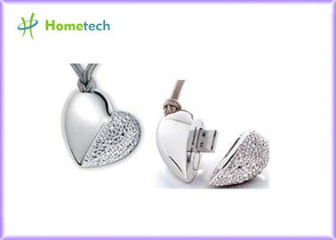 кристаллический привод вспышки USB сердца 1GB/2GB/8GB, Wedding привод ручки USB диаманта