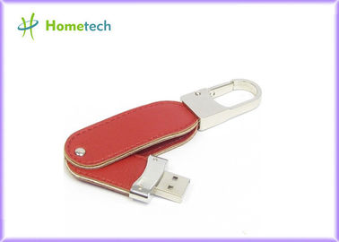 кожаный диск USB 16GB/32GB внезапный, привод ручки памяти прямоугольника