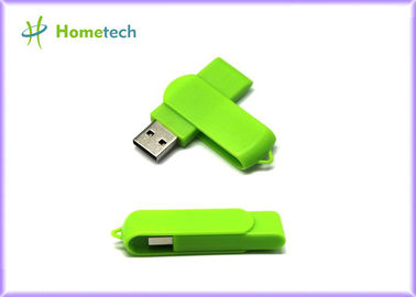 Пластичный зеленый USB закрутки вставляет выгравированный костюм для Windows 2000,