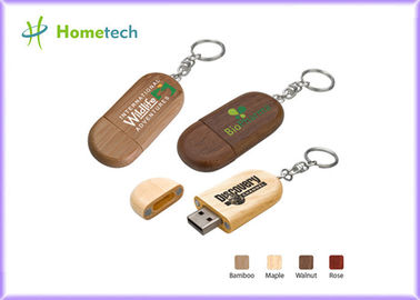Изготовленная на заказ Eco-содружественная деревянная вспышка USB управляет с печатанием логоса