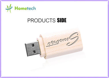 Купить Подгонянный USB Pendrive привода вспышки USB логоса 4GB 8GB деревянный вставляет Производство в сети