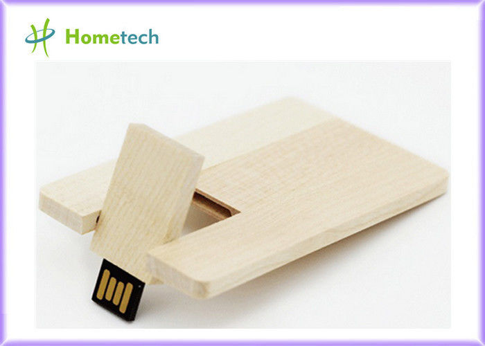 Деревянная ручка памяти Usb запоминающего устройства USB кредитной карточки привода 8GB ручки