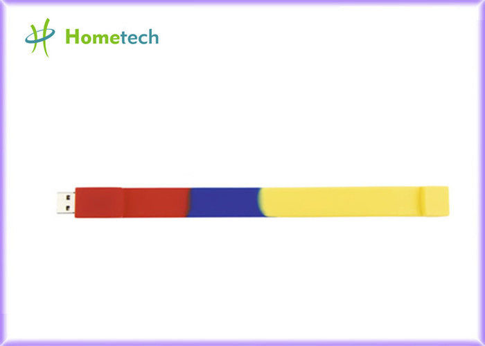 Ручка 32gb памяти Usb привода вспышки USB Wristband цвета радуги OEM наград