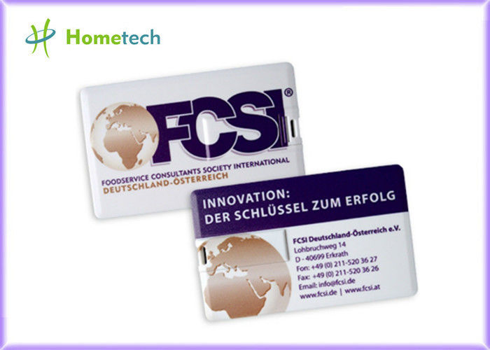 Выдвиженческий логотип кредитной карточки запоминающего устройства УСБ кредитной карточки ультра тонкий сформированный подгонянный
