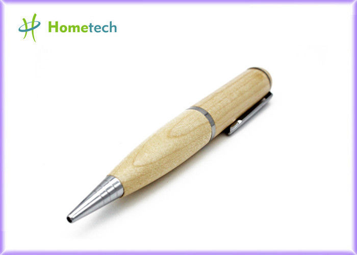 Рекордер привода вспышки УСБ ручки клена деревянный, привод памяти УСБ большей части ручки шарика указателя лазера