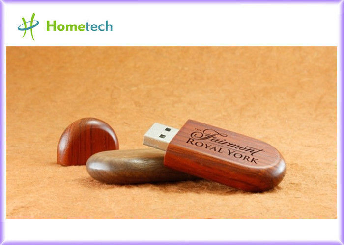 Овальный деревянный привод вспышки USB раковины