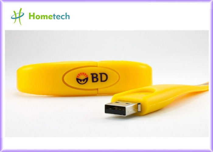 привод 2,0 вспышки USB Wristband подарка промотирования 16GB/логос печатая дисководы USB внезапные
