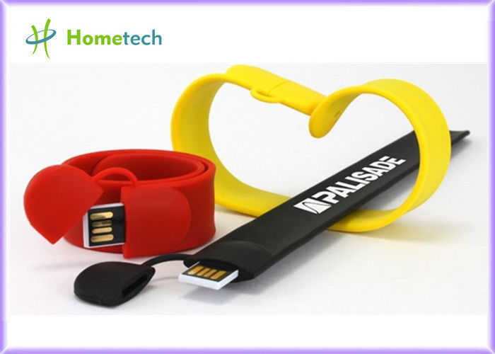 Шлепок OEM на широкой вспышке USB wristband управляет ручкой 1GB памяти usb, 2GB, 4GB, 8GB, 16GB