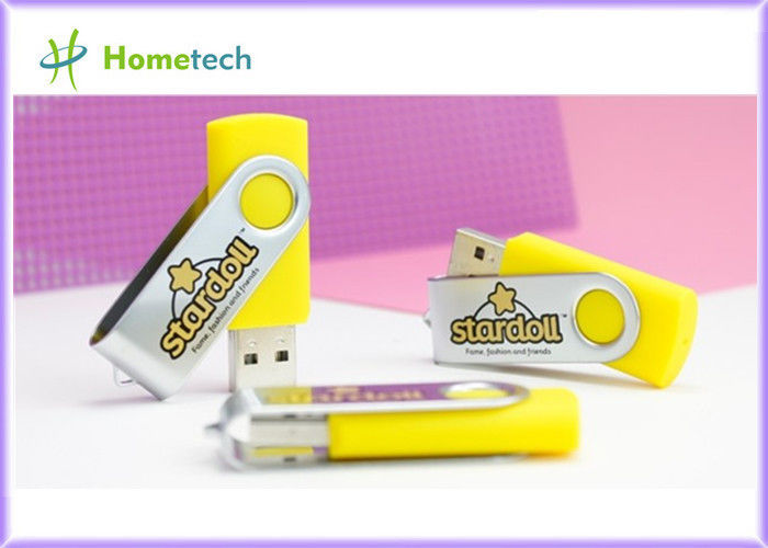 USB закрутки подарка промотирования вставляет пластмассу ручки флэш-память USB2.0