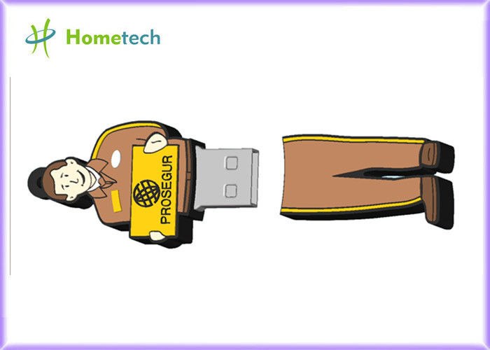 1GB - 64GB охлаждают напечатанные ручки приводов вспышки USB персонажа из мультфильма для офиса
