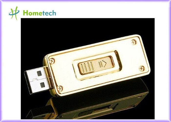 Выдвиженческие приводы вспышки USB РУЧКИ привода большого пальца руки адвокатского сословия золота металла подарка