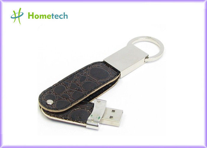 кожаный диск USB 16GB/32GB внезапный, привод ручки памяти прямоугольника