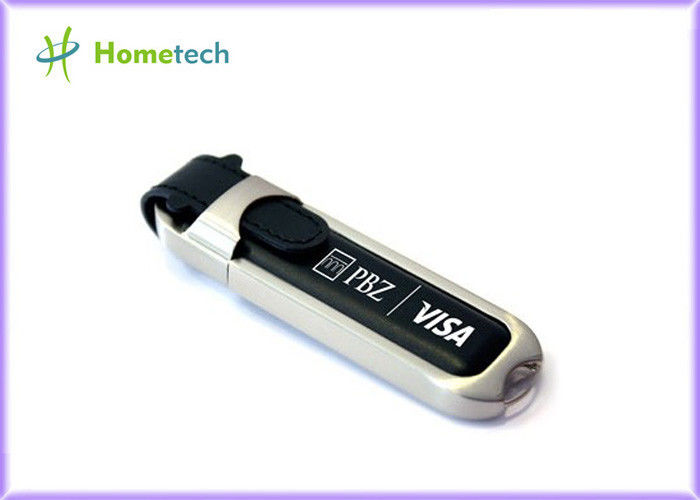 Розничная неподдельная ручка памяти привода ручки внезапного диска USB кожи прямоугольника 32GB