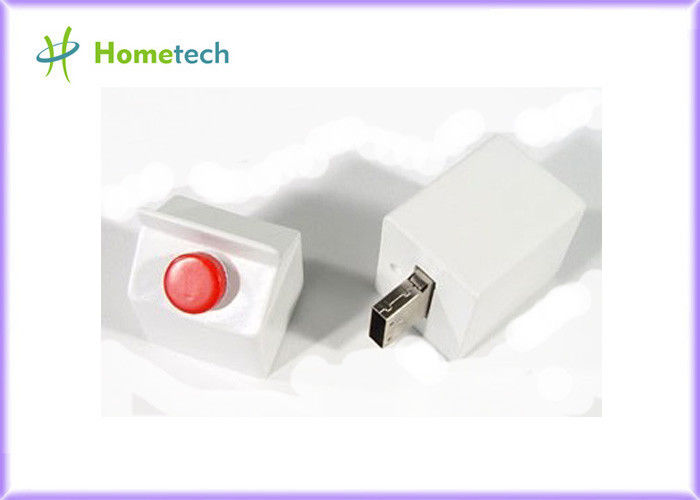 Белый привод вспышки USB шаржа 4G 8G, холодный привод большого пальца руки ручки памяти