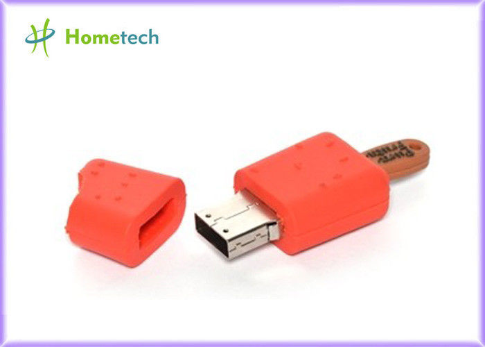 Красный привод вспышки USB шаржа мороженного/выполненный на заказ внезапный привод
