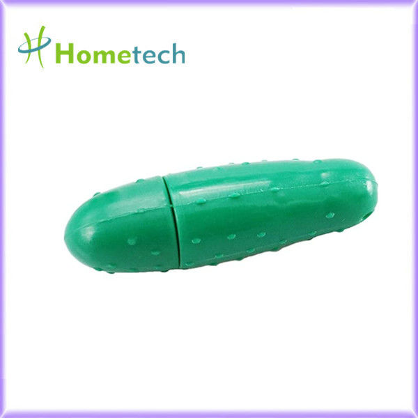 Огурец формирует цвет зеленого цвета привода 8GB памяти USB 2,0 внезапный
