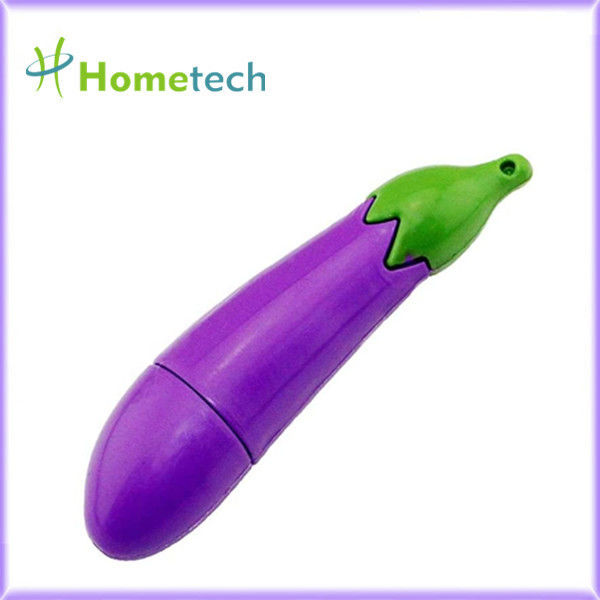 Пурпурный привод 16G большого пальца руки USB баклажана для исследования/личной ежедневной пользы