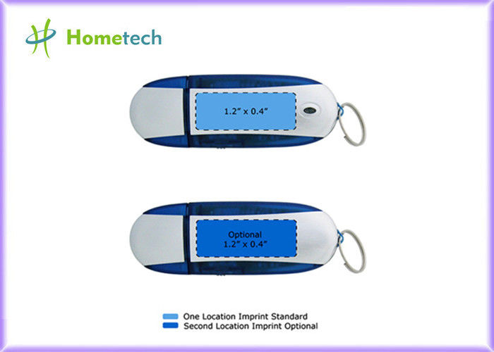 Прочный синий привод вспышки USB пластмассы, ручка флэш-память USB