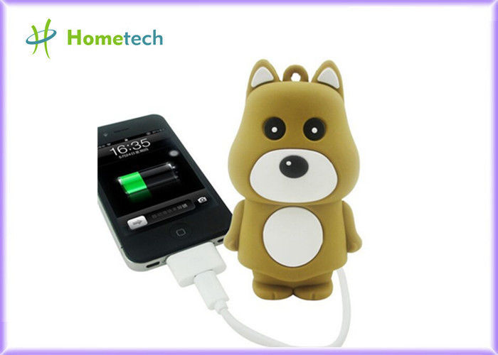 Миниая милая перезаряжаемые форма медведя Powerbank стильная для мобильного телефона