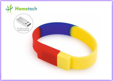 Ручка памяти Usb силикона гибкого уникально привода вспышки USB Wrisband выдвиженческая
