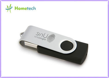 Черная вспышка Usb шарнирного соединения 1gb изготовленная на заказ управляет большим частью с лазером или логосом печатания