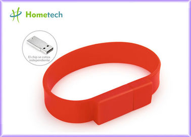 Изготовленный на заказ привод 4GB l 220mm x w 18mm x d 8mm вспышки Usb браслета силикона