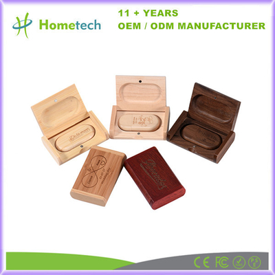 Изготовленная на заказ деревянная ручка Pendrive USB привода 4GB 16GB 8GB 32GB 64GB 1TB USB внезапная