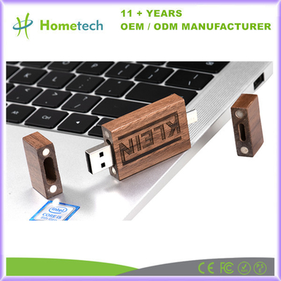 Привод 3,0 USB 2,0 USB Pendrive 8GB 16GB 32GB 64GB древесины OTG внезапный с изготовленным на заказ логотипом лазера