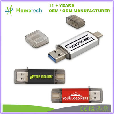 Водостойкий USB C флэш-накопитель Металлический корпус быстро передает данные