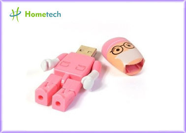 Новые пластичные розовые привод 4GB 8GB usb 2,0 характера внезапный