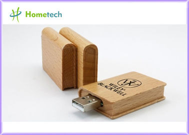Обеспеченность 4GB, 8GB, вспышка USB книги 32GB деревянная управляет с высокой передачей данных