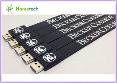 Покрашенный резиновый привод вспышки USB Wristband, USB 2,0 привода вспышки браслета