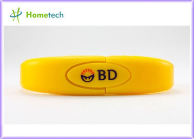 привод 2,0 вспышки USB Wristband подарка промотирования 16GB/логос печатая дисководы USB внезапные