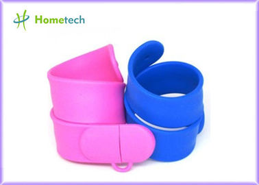 Шлепок OEM на широкой вспышке USB wristband управляет ручкой 1GB памяти usb, 2GB, 4GB, 8GB, 16GB
