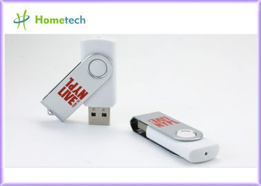 Выдвиженческий металл подарка переплетая ручку USB с высокоскоростной вспышкой