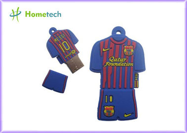Подгонянный привод вспышки USB рубашки поло памяти 2GB 4GB 8GB 16GB Барселоны Messi USB