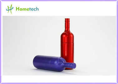 Привод 16GB вспышки USB бутылки металла, диск 16GB USB бутылки вина внезапный