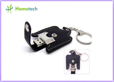 Ручка памяти внезапного диска USB кожи USB 2,0 ключевой цепи 8GB черная