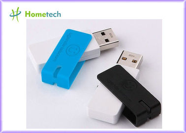 Свет - голубые пластичные ручки USB закрутки, привод вспышки Mac прямоугольника 64GB