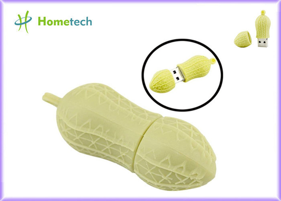 Привод 4GB 8GB 4.3x1.3cm USB PVC раковины арахиса пластиковый подгонянный внезапный