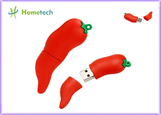 Привод ручки USB PVC 32GB перца Chili сформированный для подарка продвижения