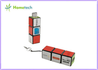 1GB, ручка USB кубика Rubik пластичного привода вспышки USB 2GB волшебная управляет